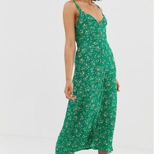 Faithfull the Brand Green Este Midi Dress XS